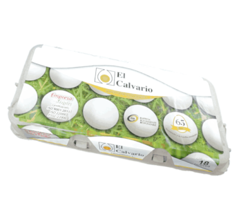 HUEVO BCO EL CALVARIO 18 PZAS