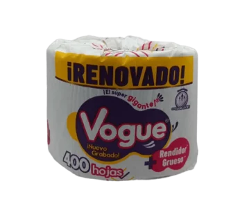 HIGIENICO VOGUE 400 HOJAS 1X80