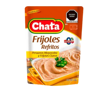 FRIJOL REFRITO MAY POUCH CHATA 430G