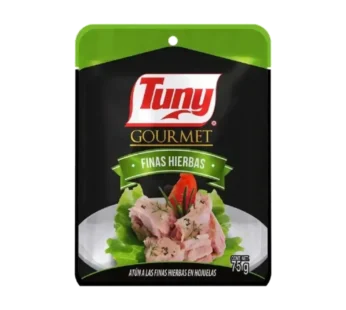 ATUN TUNY HIERBAS GOUR POUCH 75 GR