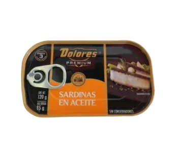 SARDINA DOLORES EN ACEITE 24/120 GRS