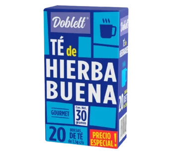 TE DOBLETT HIERBABUENA 20 SOB.