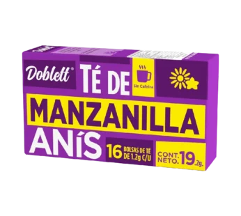 TE MANZANILLA ANIS DOBLETT 16 SOBRES