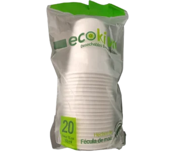VASO DES 16 OZ ECOKIWI 20 PZS