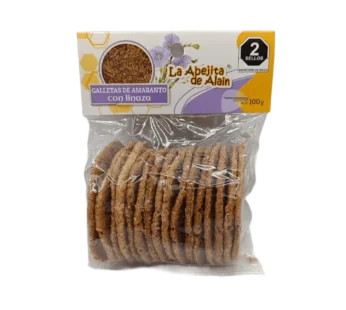 GALLETA DE AMARANTO CON LINAZA 100 G