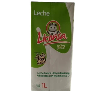 LECHE ENTERA LICONSA UHT PLUS 1L