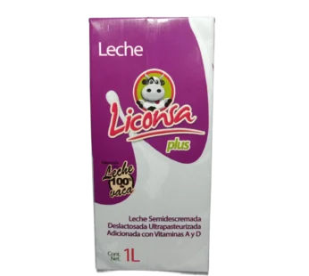 LECHE SEMIDES DESLACTOS UHT PLUS 1L