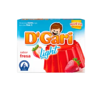 GELATINA D GARI LIGHT FRESA 20 G