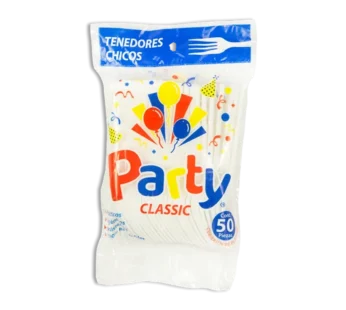 TENEDOR CHICO PARTY CLASSIC 50 PZS