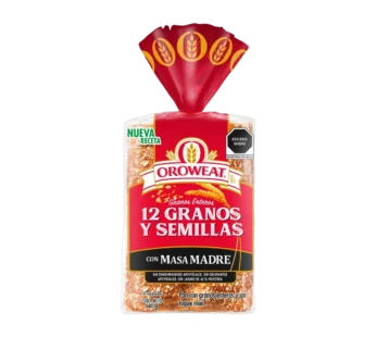 PAN 12 GRANOS 680G MTA ORO