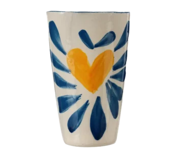 VELADORA VASO CERAMICA
